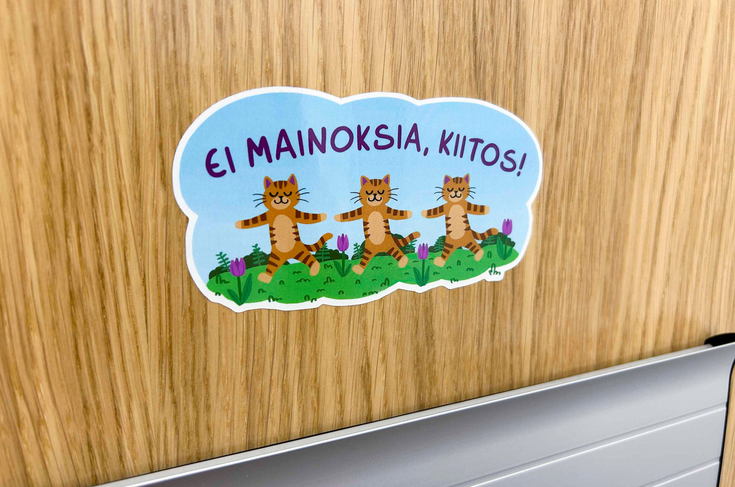 Ei mainoksia, kiitos - Tanssivat kissat vinyylitarra