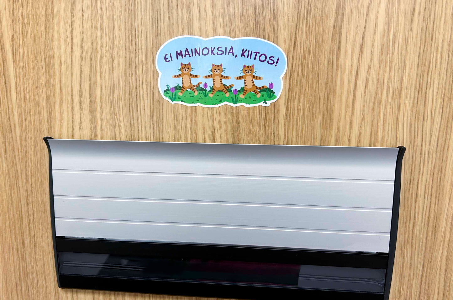 Ei mainoksia, kiitos - Tanssivat kissat vinyylitarra