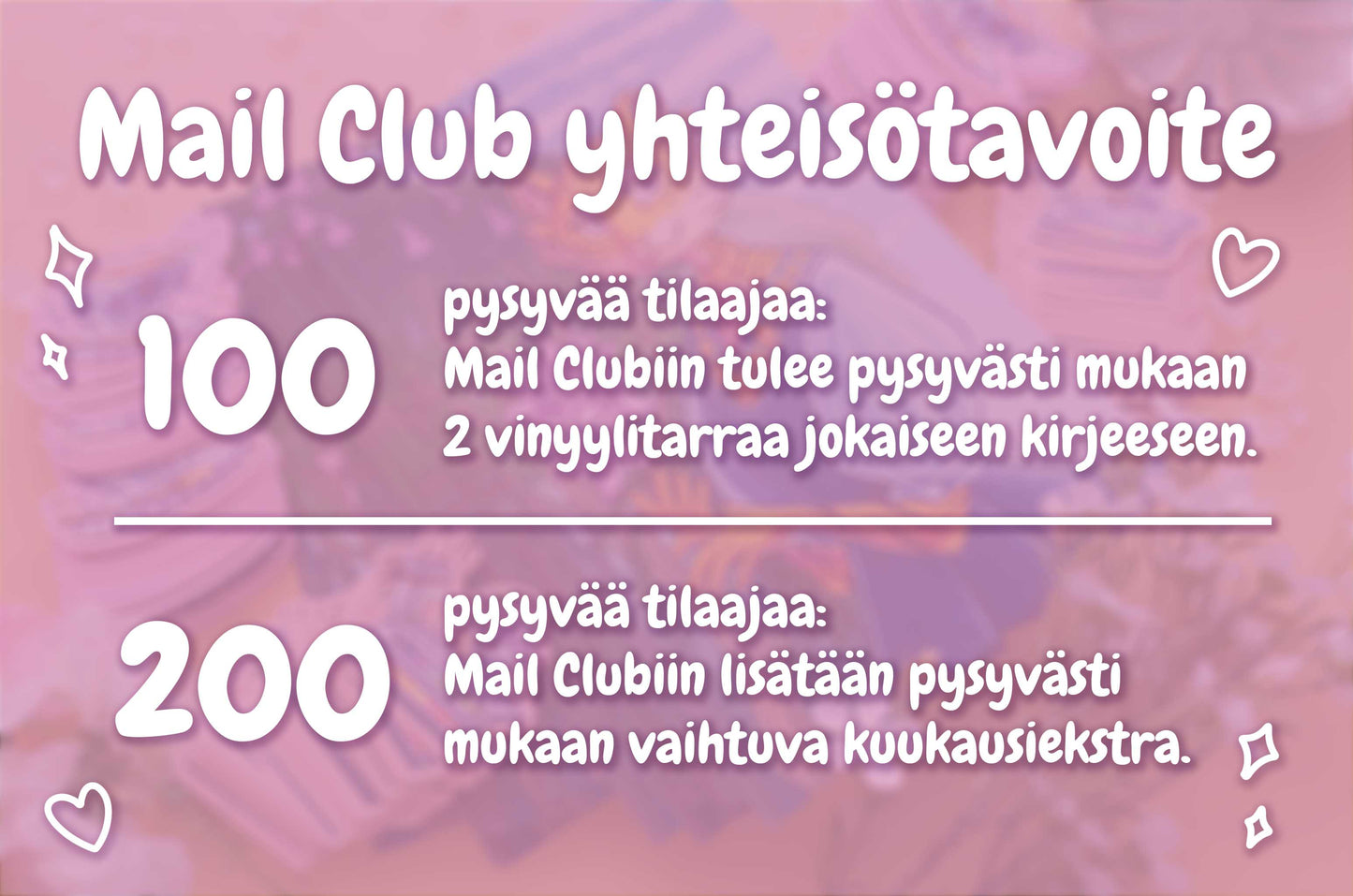 Mail Club - jäsenyys