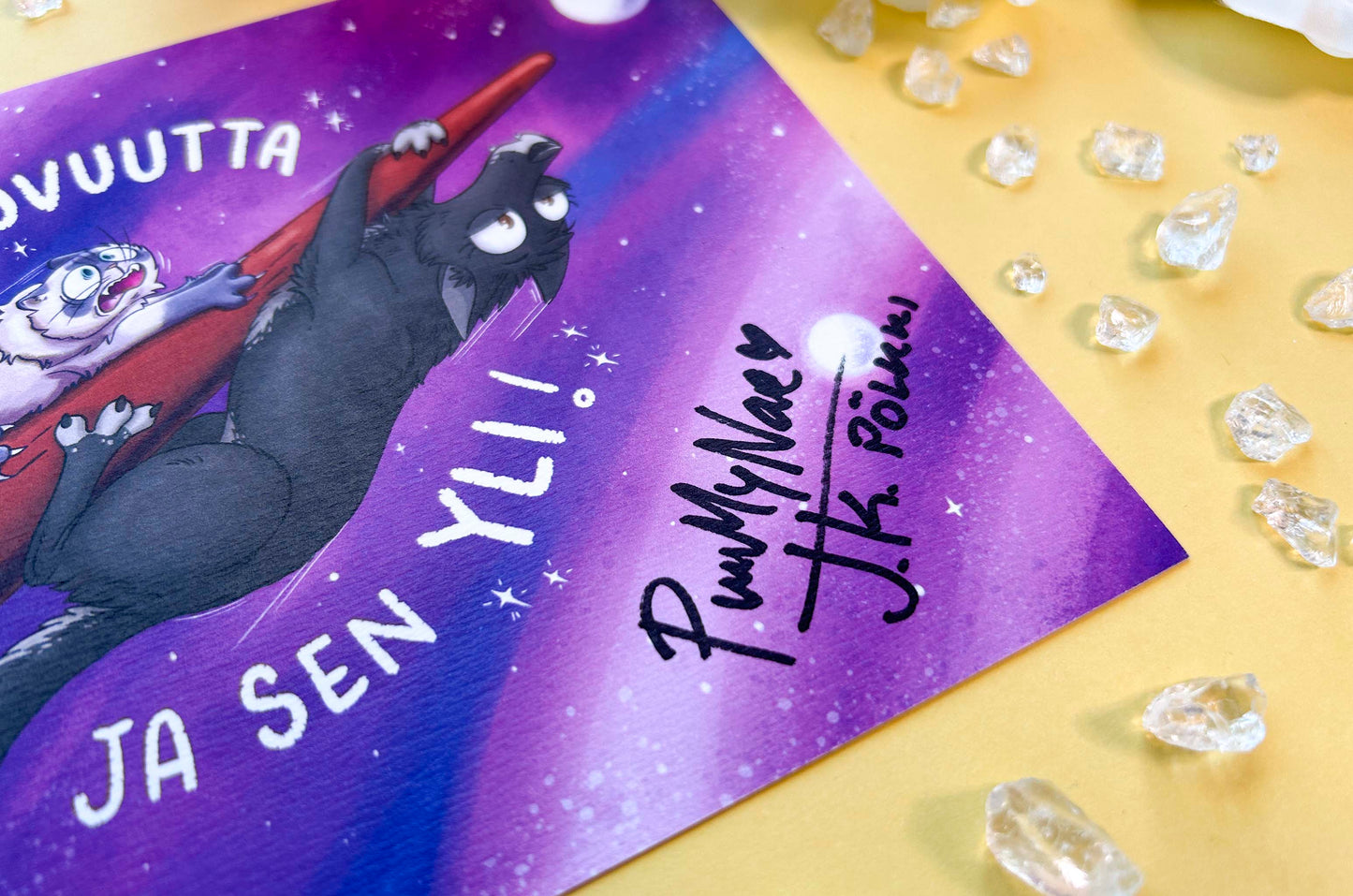 PurrMyName x J. K. Pölkki - A5 taideprintti