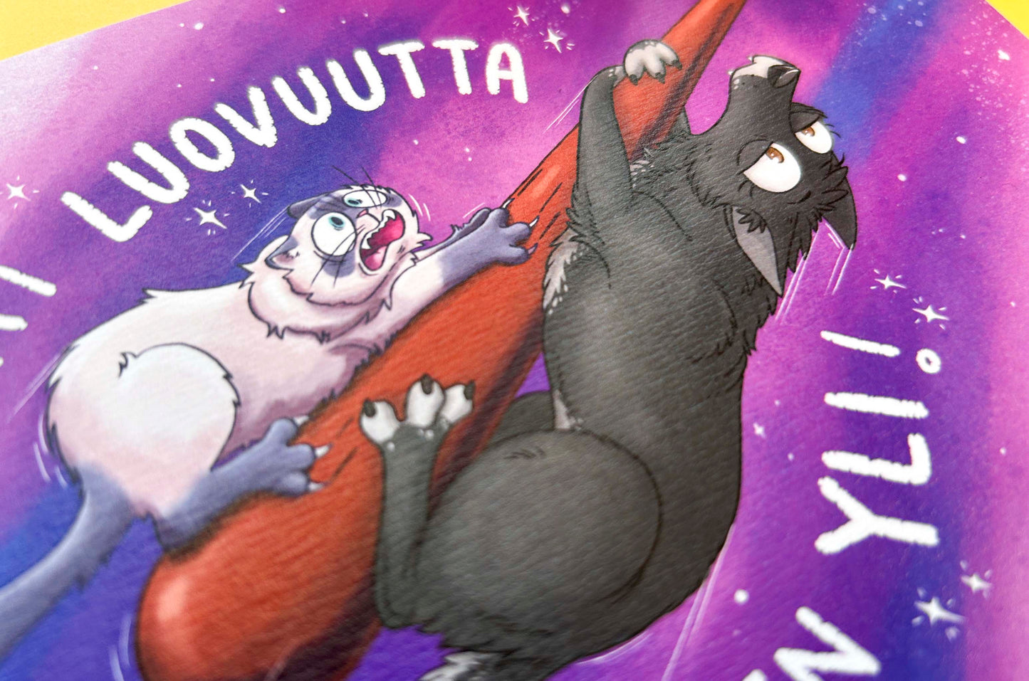 PurrMyName x J. K. Pölkki - A5 taideprintti