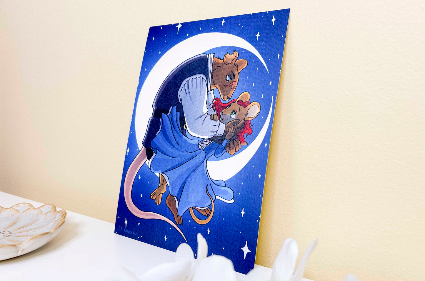 Rat and Mouse - A5 Taideprintti