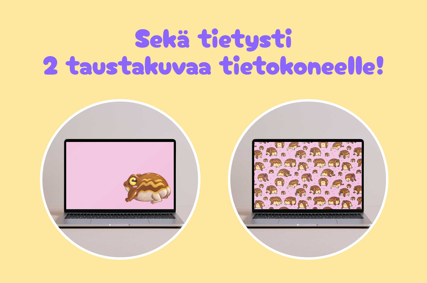 Pylly sammakot - Taustakuvat puhelimelle ja tietokoneelle