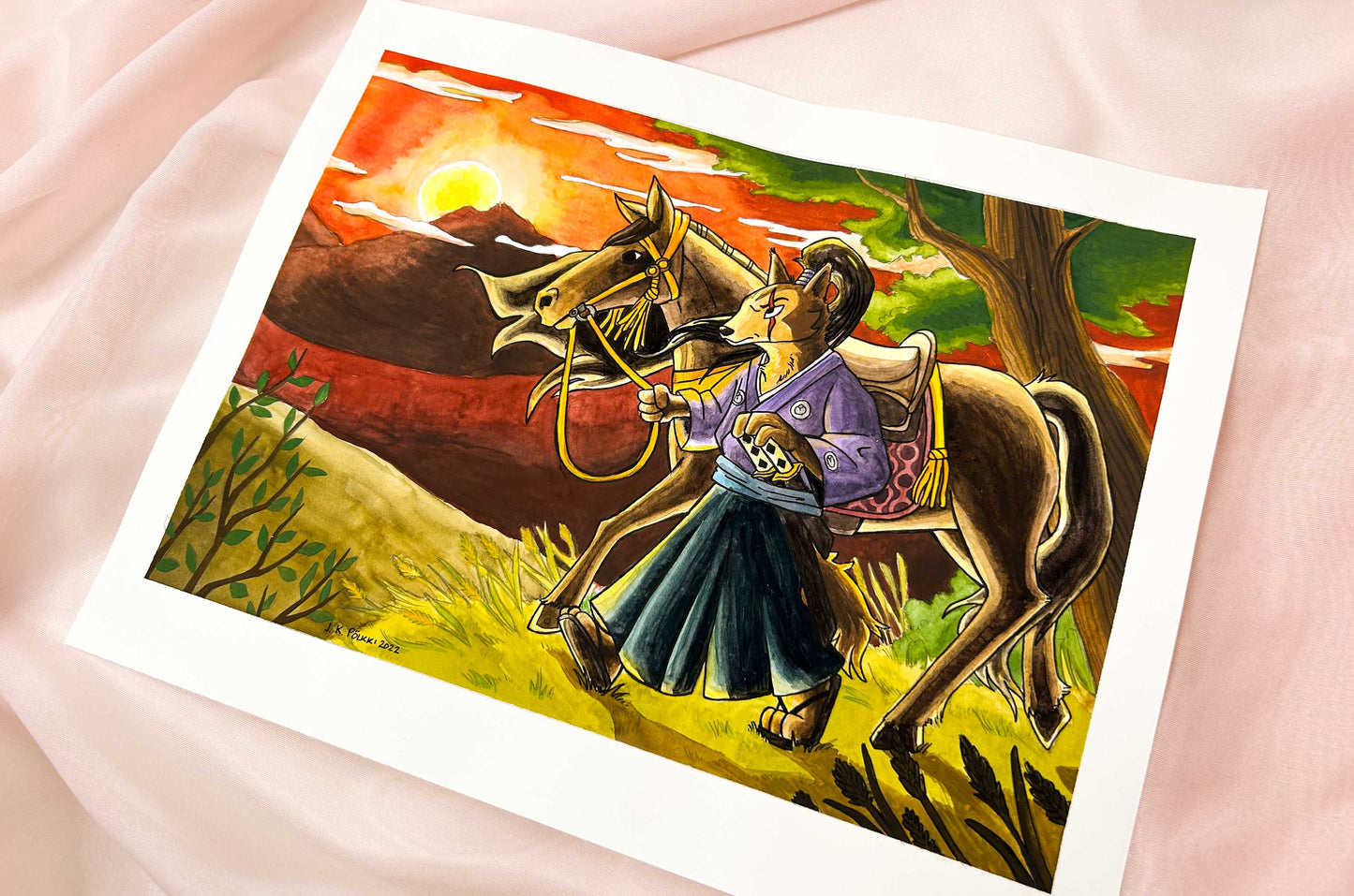 Samurai and His Horse - Alkuperäinen teos