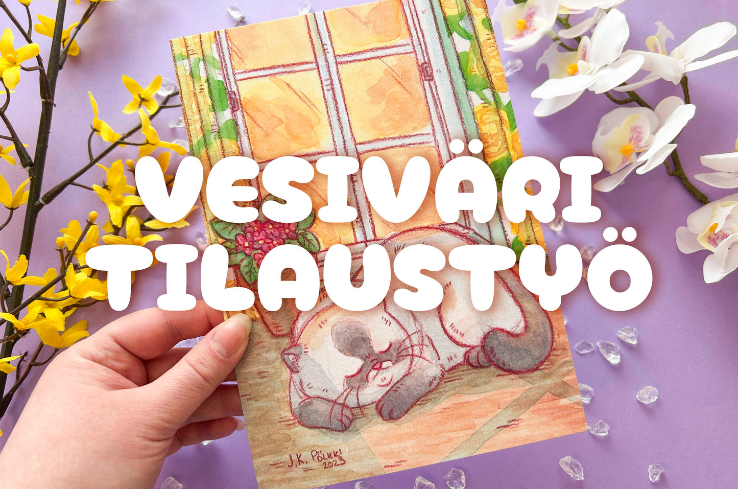 Tilaustyö - Vesivärityö