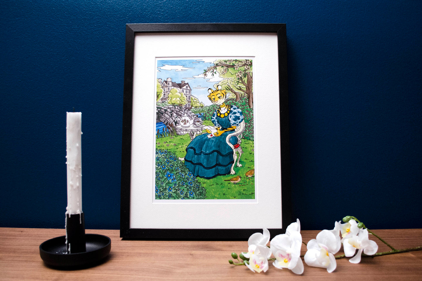 Lady Mina - A4 Taideprintti