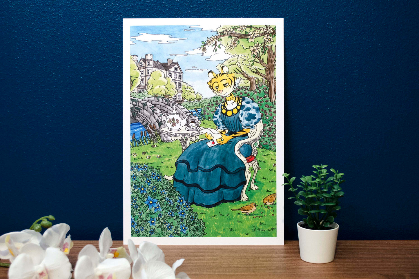 Lady Mina - A4 Taideprintti