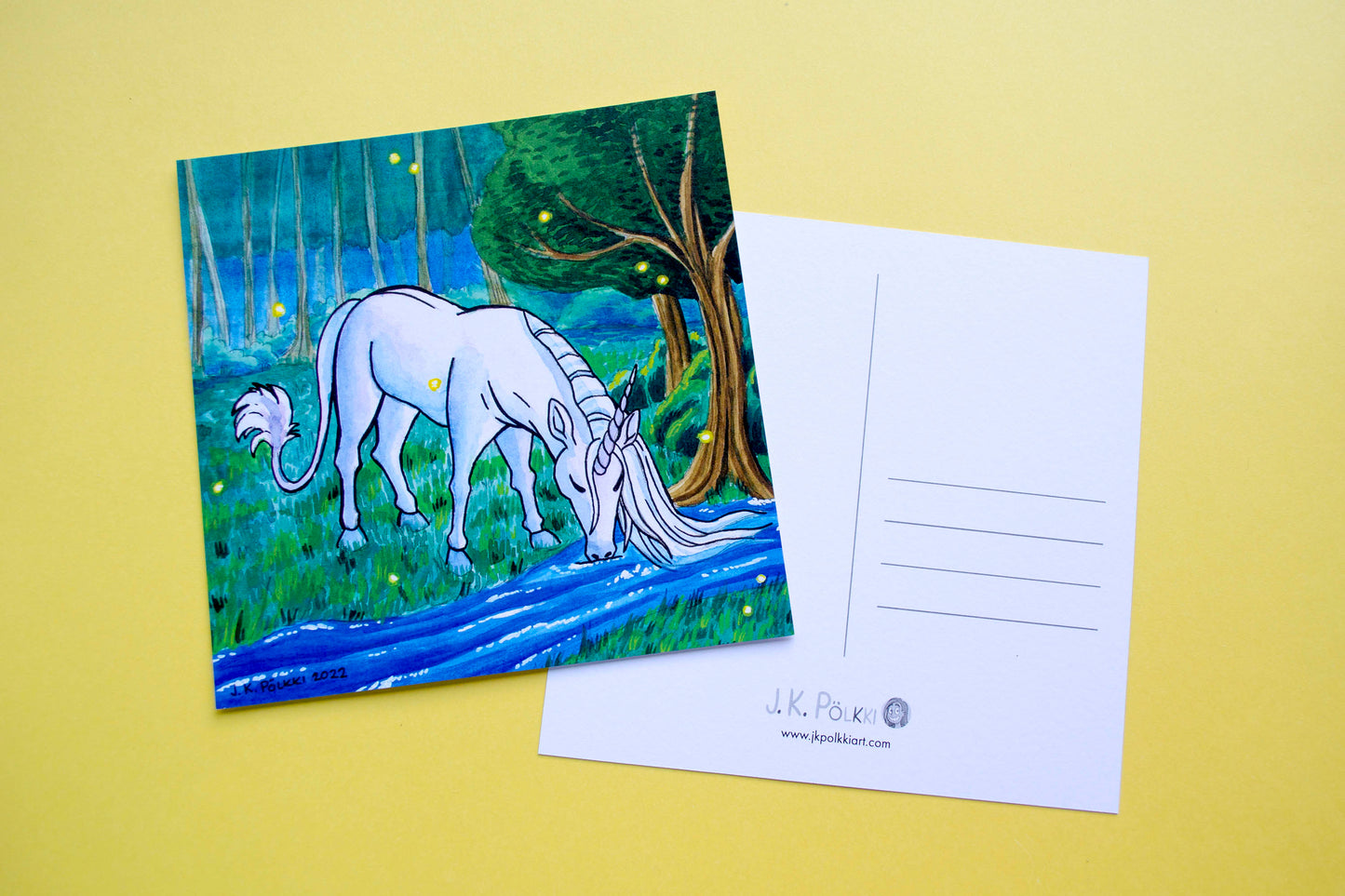 Yksisarvinen - Postikortti