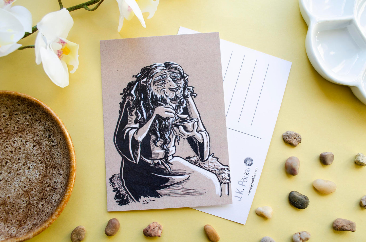 Leijona vanhus - Postikortti