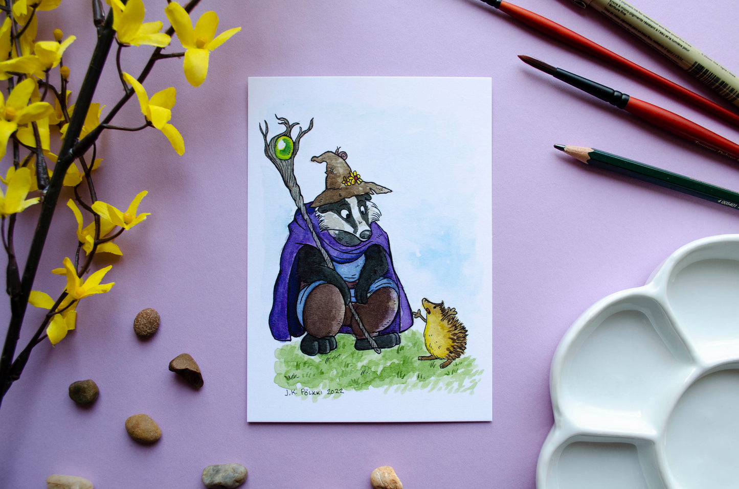 Velho mäyrä - Postikortti