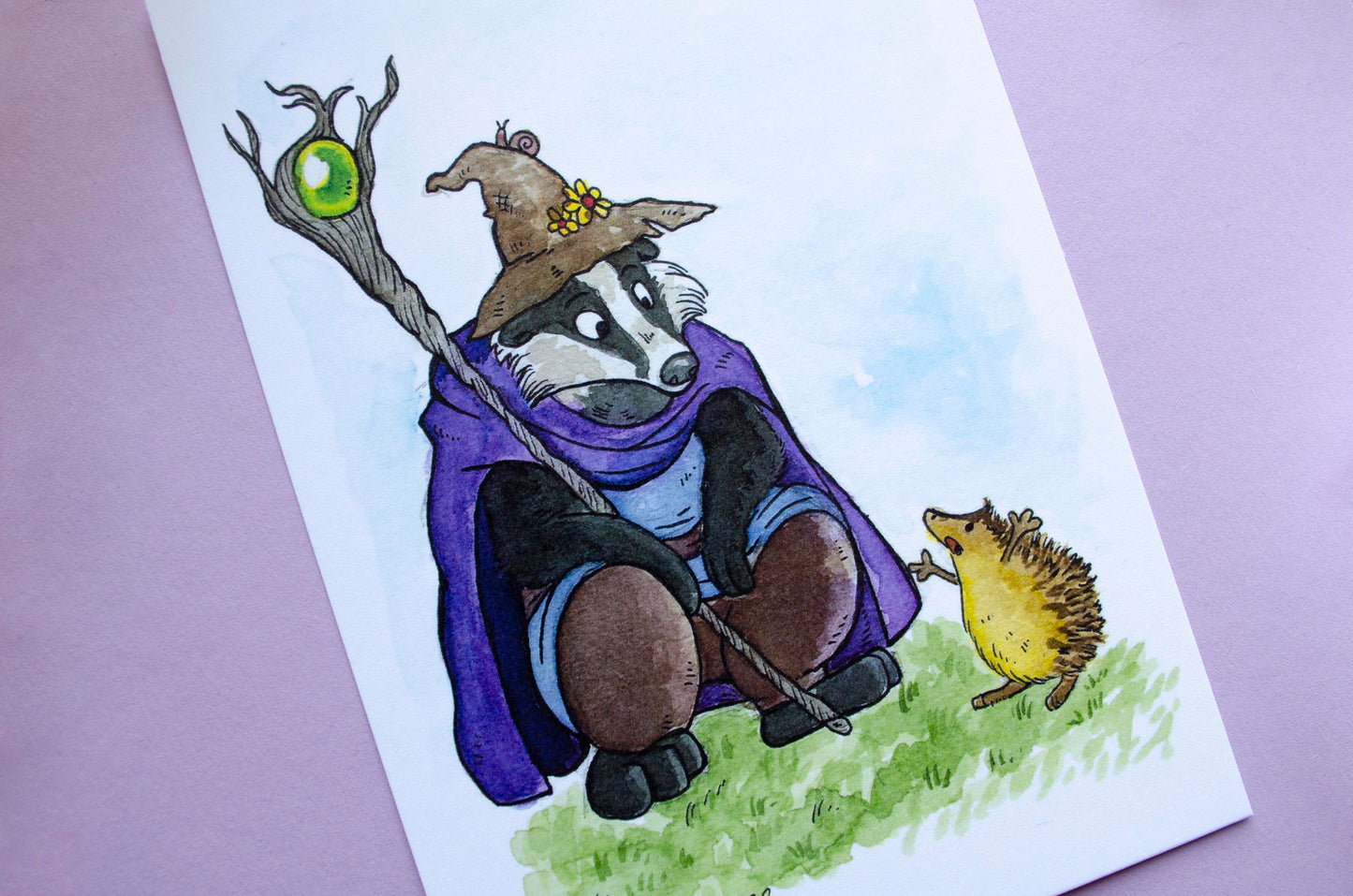 Velho mäyrä - Postikortti