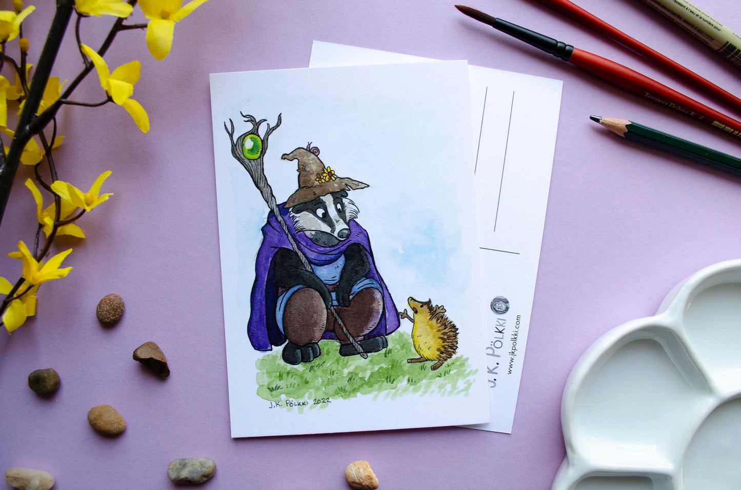 Velho mäyrä - Postikortti