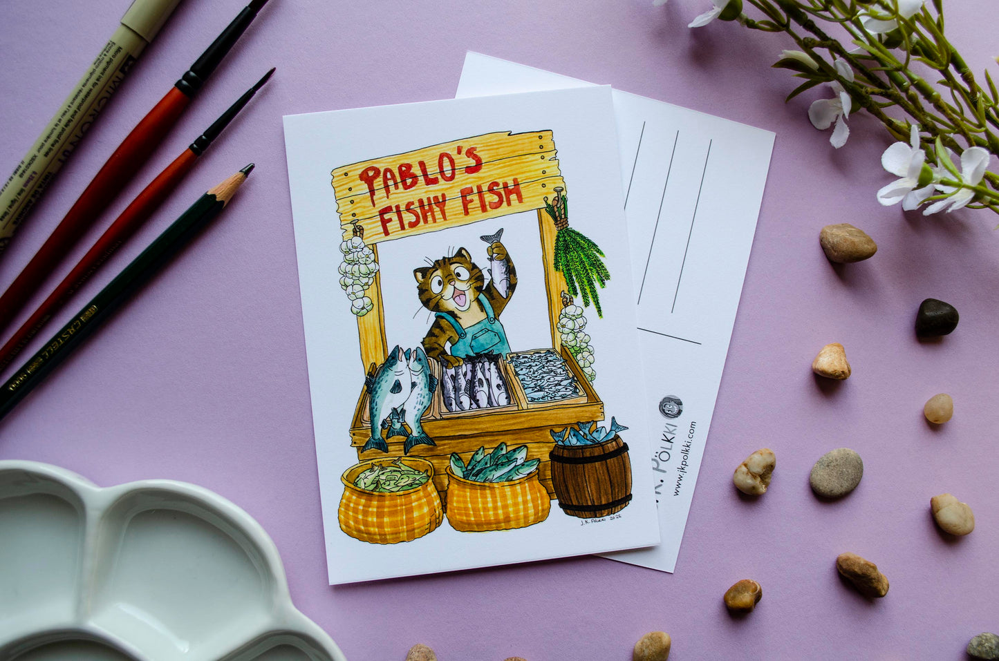 Pablo's Fishy Fish - Postikortti
