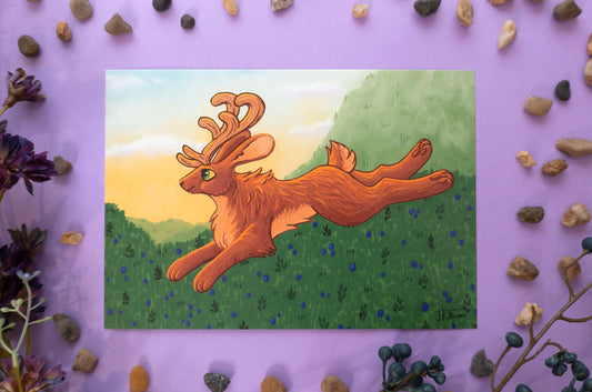Forest Bunny 2025 - A5 Taideprintti