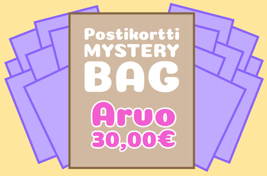 Postikortti Mystery Bag - Vain tämän viikonlopun ajan!