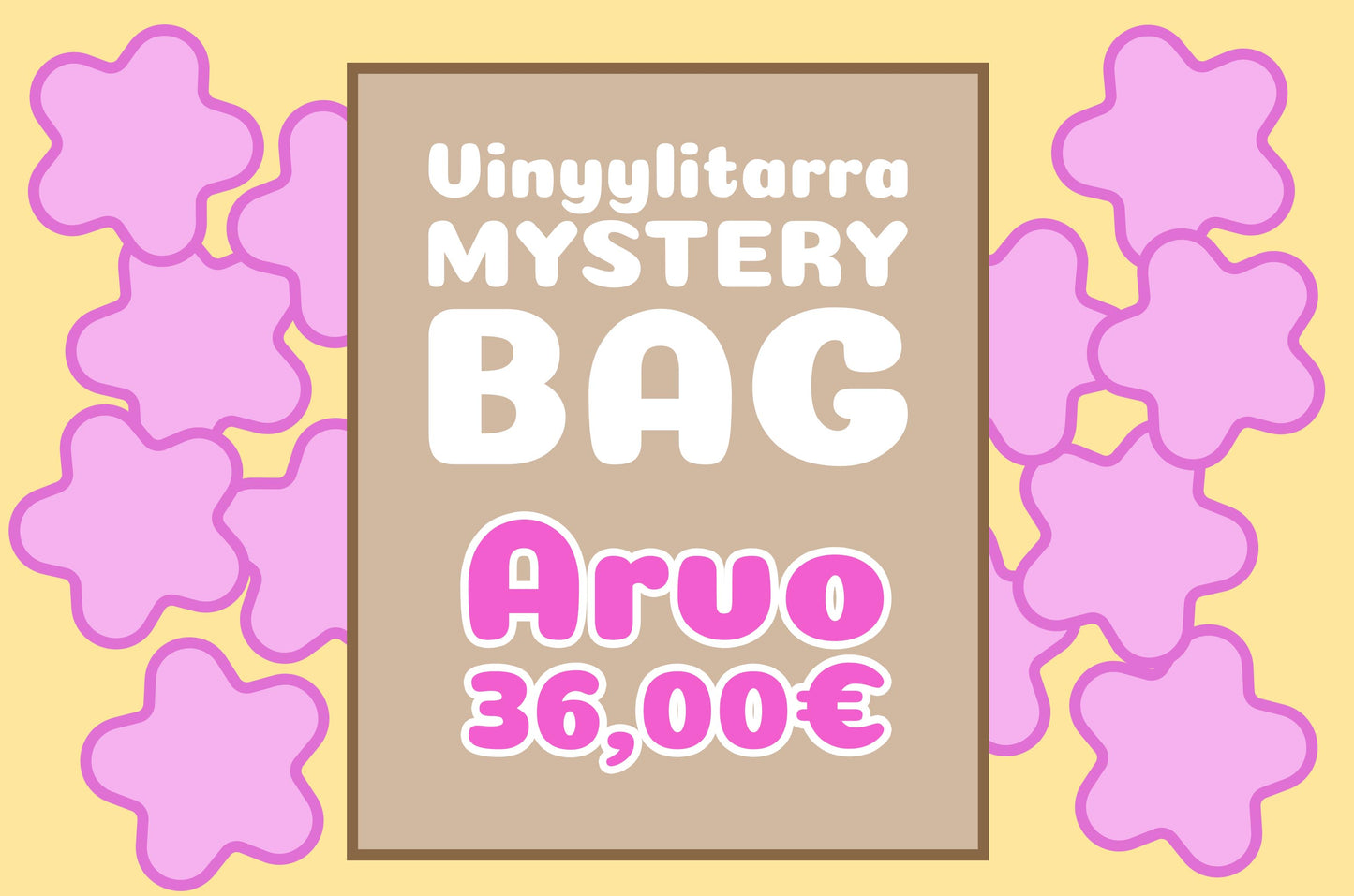 Vinyylitarra Mystery Bag - Vain tämän viikonlopun ajan!