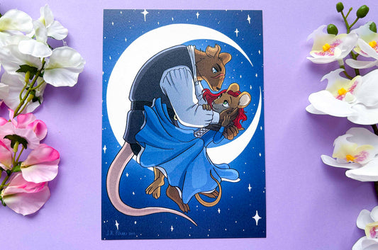 Rat and Mouse - A5 Taideprintti