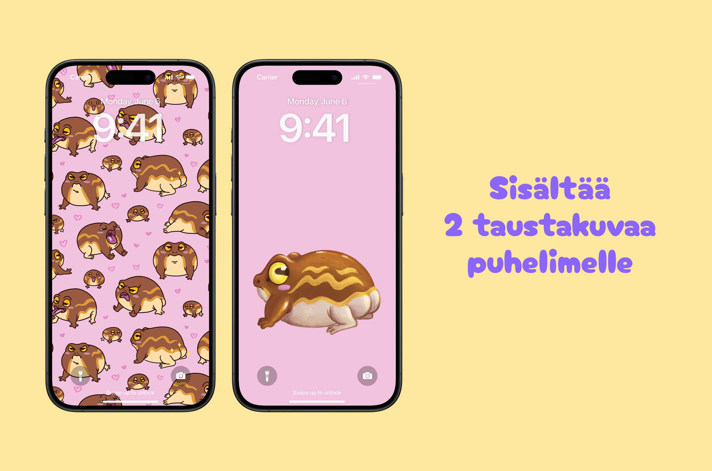 Pylly sammakot - Taustakuvat puhelimelle ja tietokoneelle