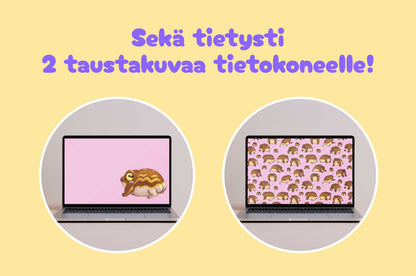 Pylly sammakot - Taustakuvat puhelimelle ja tietokoneelle