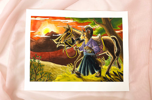 Samurai and His Horse - Alkuperäinen teos