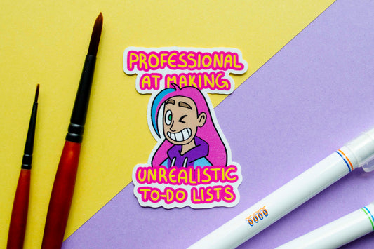 Professional at Making Unrealistic To-Do Lists - Vinyylitarra
